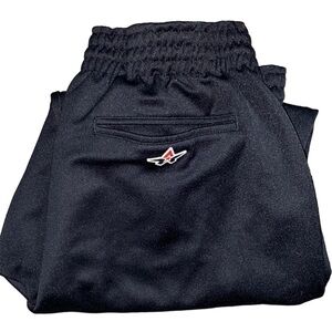 Alleson youth XL black baseball softball pants spring